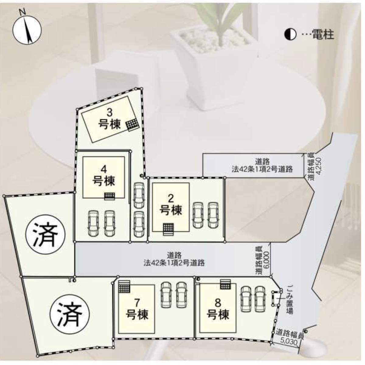 配置図、アーネストワン さいたま市桜区大字宿 新築戸建 仲介手数料無料