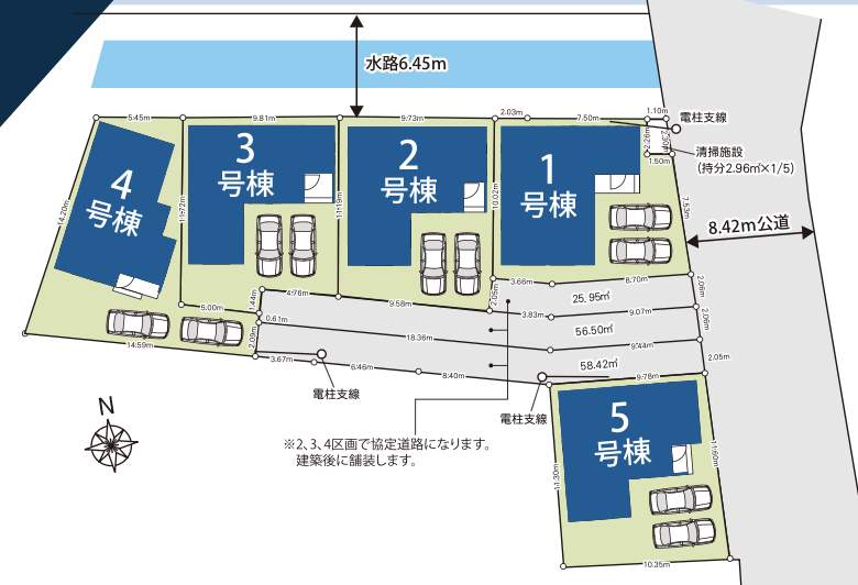 配置図、タクトホーム さいたま市岩槻区加倉2丁目 新築戸建 仲介手数料無料