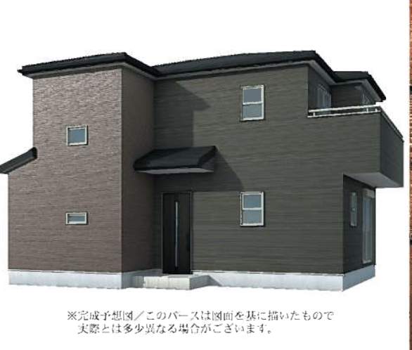 外観、一建設 さいたま市岩槻区大字徳力 新築戸建 仲介手数料無料