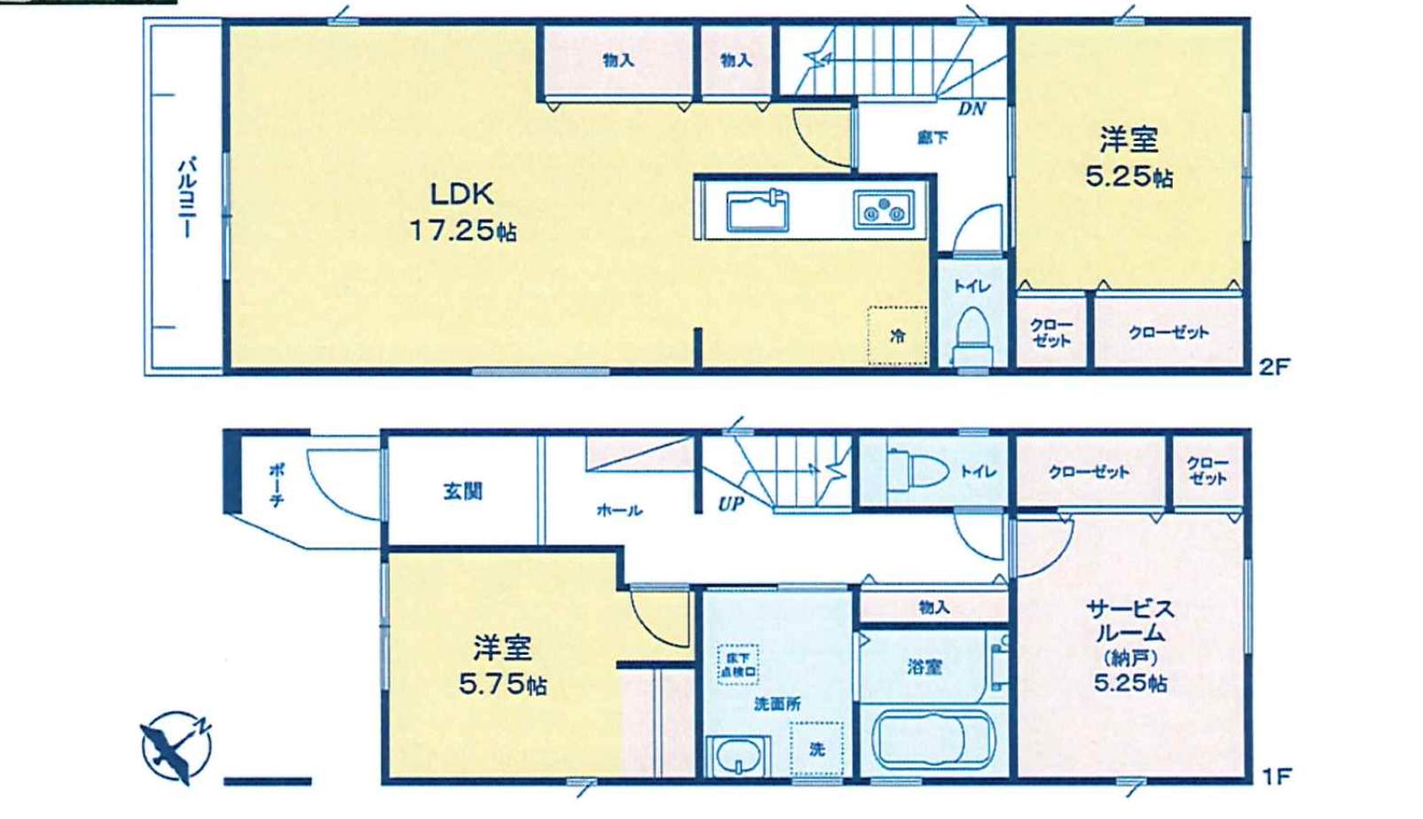 間取り図、ファースト住建 蕨市北町1丁目 新築戸建 仲介手数料無料