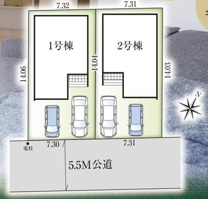 配置図、タクトホーム さいたま市北区奈良町 新築戸建 仲介手数料無料