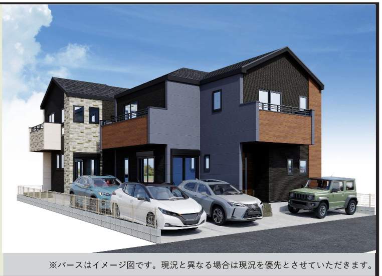 外観、旭ハウジング さいたま市北区本郷町 新築戸建 仲介手数料無料