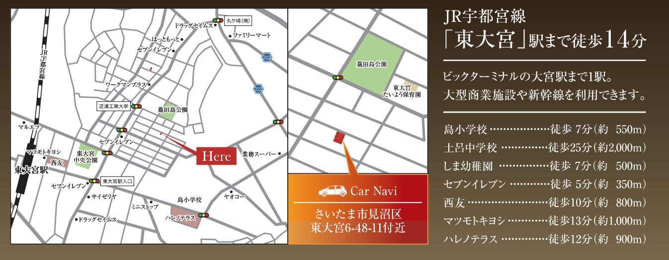 メルディア さいたま市見沼区東大宮6丁目 新築戸建 仲介手数料無料