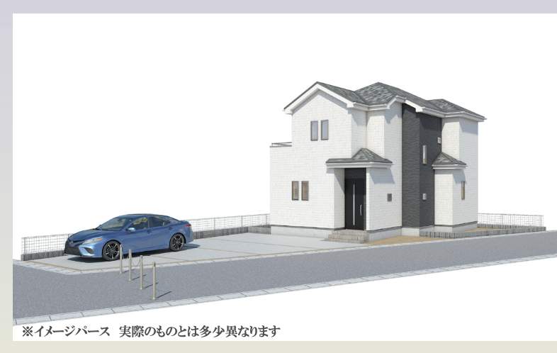 外観、飯田産業 さいたま市岩槻区大字上野 新築戸建 仲介手数料無料