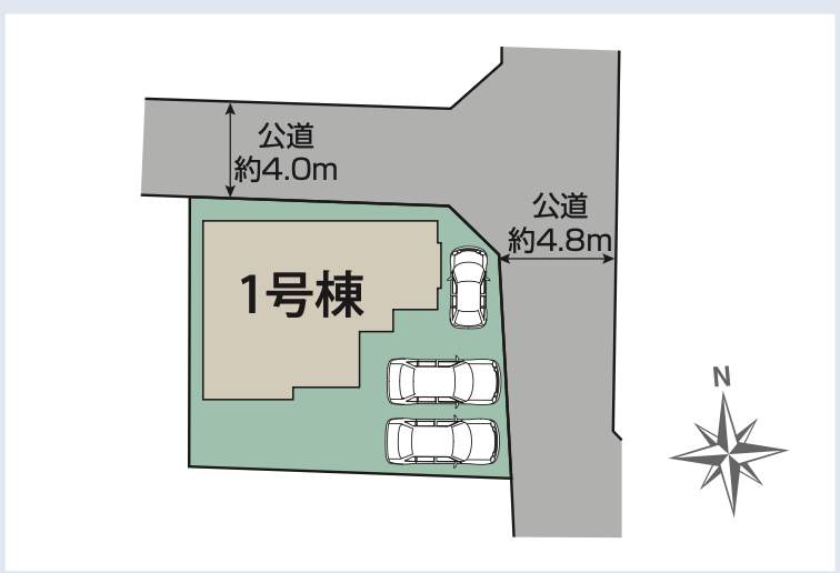 配置図、東栄住宅 さいたま市緑区大字三室 新築戸建 仲介手数料無料
