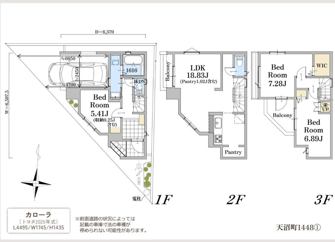 間取り図、オープンハウス さいたま市大宮区天沼町1丁目 新築戸建 仲介手数料無料