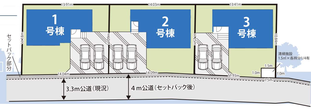 配置図、タクトホーム さいたま市岩槻区城南1丁目 新築戸建 仲介手数料無料