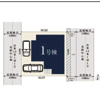 配置図、ホーク・ワン さいたま市見沼区島町 新築戸建 仲介手数料無料