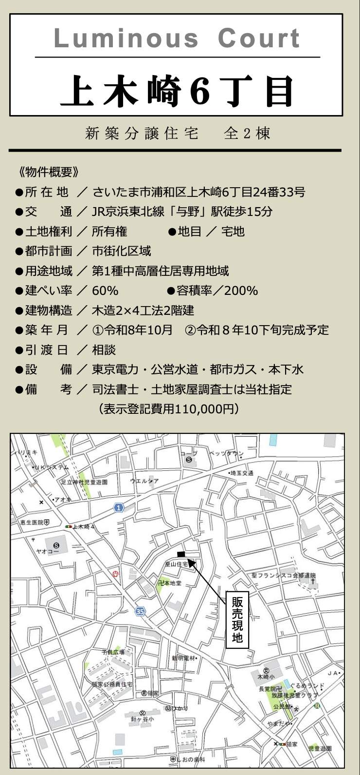 概要、地図、