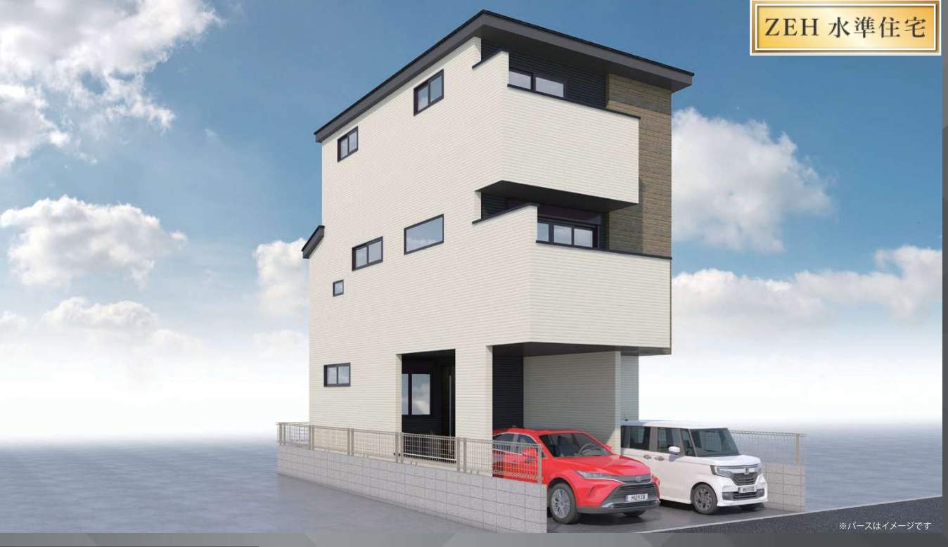 外観、ケイアイスター不動産 さいたま市中央区鈴谷5丁目 新築戸建 仲介手数料無料