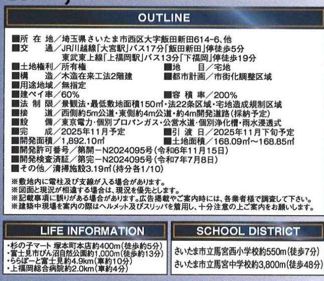 アーネストワン さいたま市西区大字飯田新田 新築戸建 仲介手数料無料