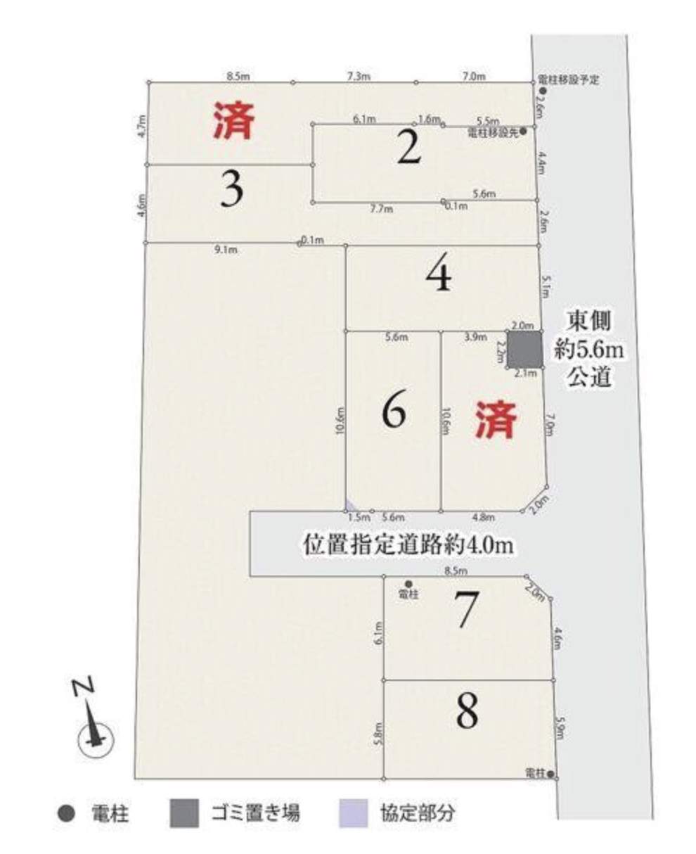 配置図、メルディア 戸田市笹目2丁目 新築戸建 仲介手数料無料