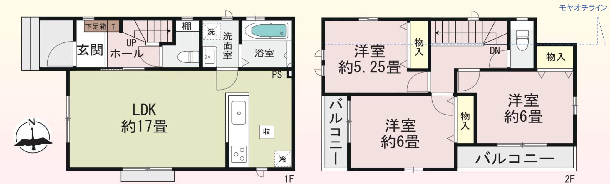 地図、飯田産業 さいたま市岩槻区加倉5丁目 新築戸建 仲介手数料無料