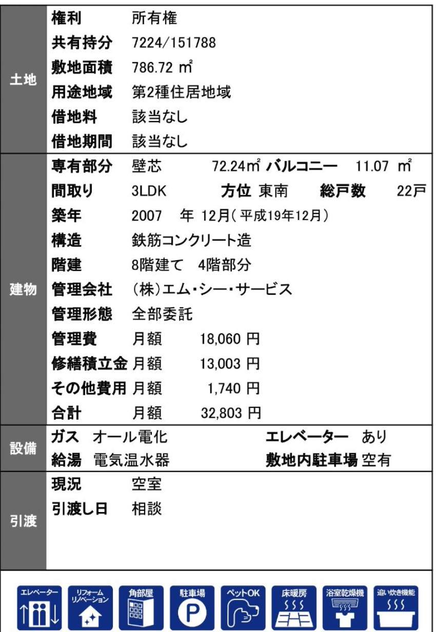 概要、ミオカステーロ南浦和パークフロント中古マンション  仲介手数料無料 