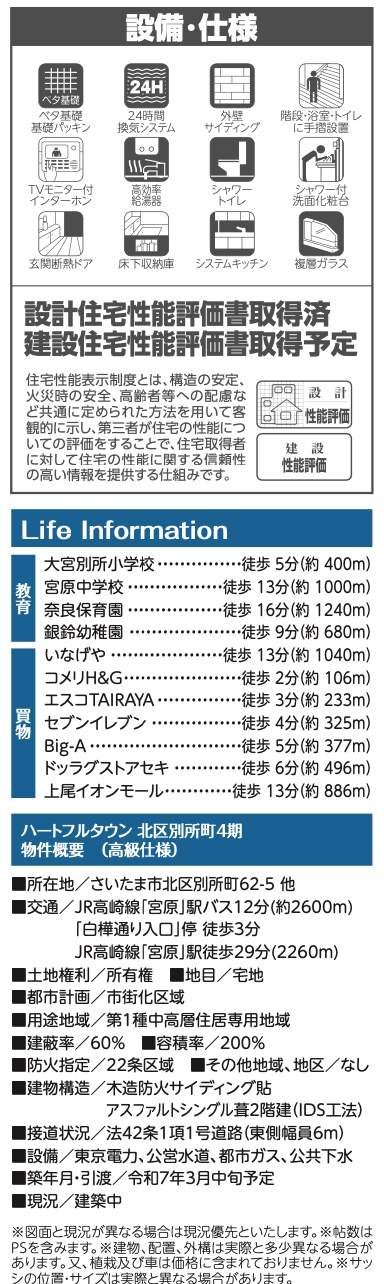 飯田産業　さいたま市北区別所町 新築戸建 仲介手数料無料