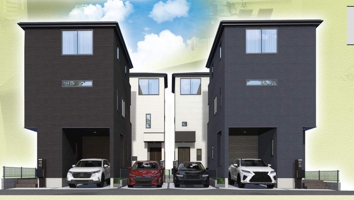 外観、タクトホーム さいたま市桜区西堀7丁目 新築戸建 仲介手数料無料