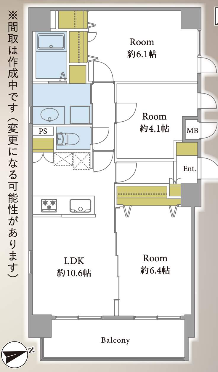 間取り図、 セントレー南浦和中古マンション 仲介手数料無料