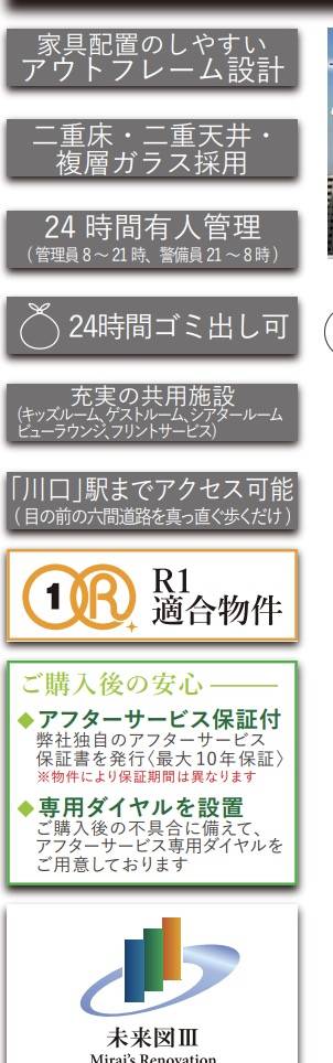 シティデュオタワー川口中古マンション  仲介手数料無料 