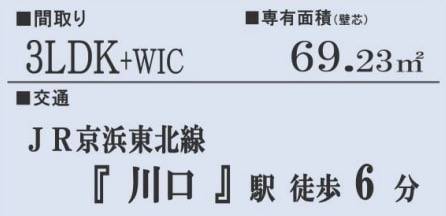 川口パークハウス中古マンション  仲介手数料無料 