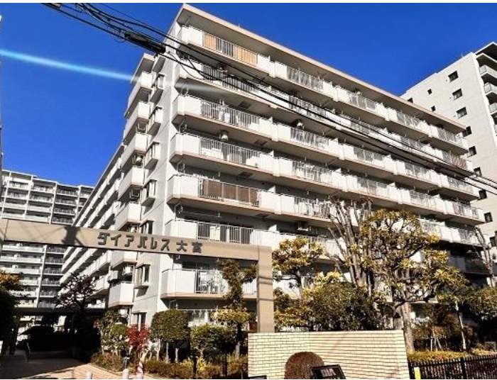 外観、ダイアパレス大宮 仲介手数料無料 中古マンション 長谷工リアルエステート