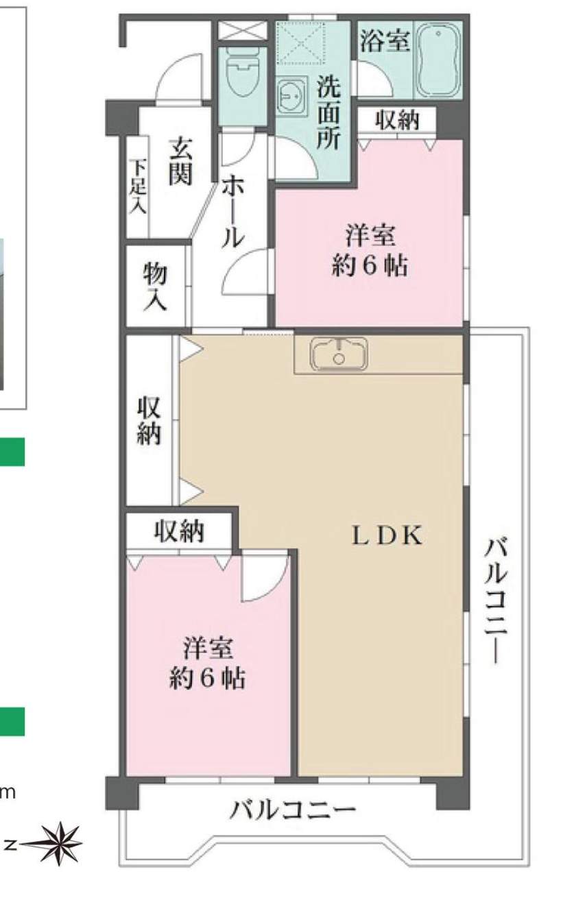 間取り図、ドミノ吉敷 仲介手数料無料 中古マンション