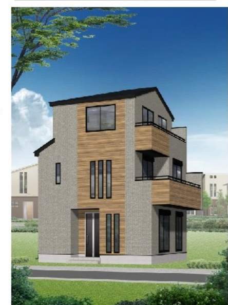 外観、サンウエストホーム 蕨市北町4丁目 新築戸建 仲介手数料無料