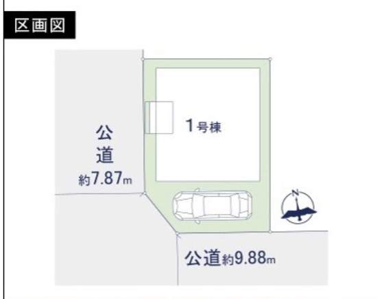 配置図、サンウエストホーム 蕨市北町4丁目 新築戸建 仲介手数料無料