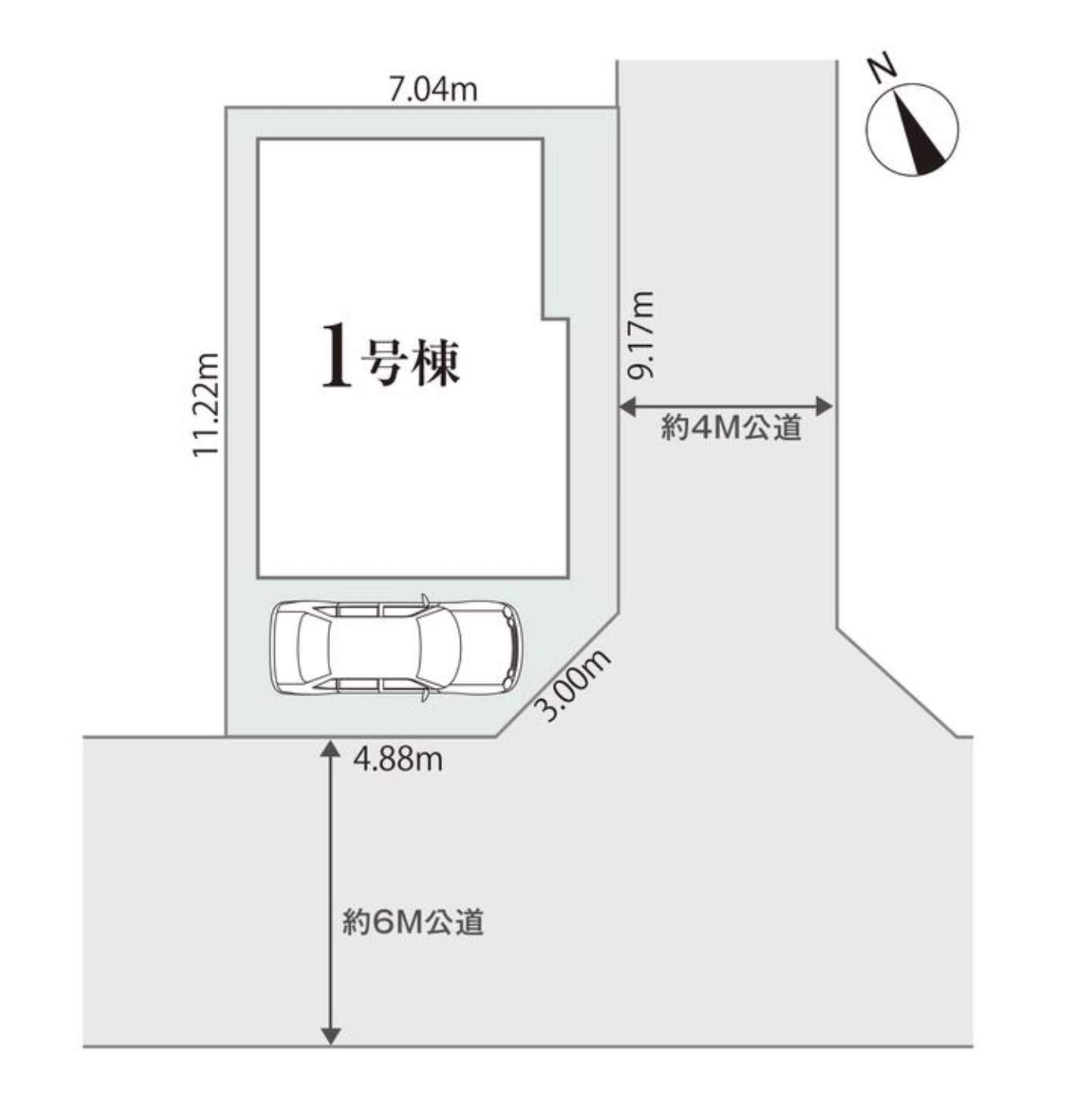 配置図、アイディホーム　蕨市南町４丁目 新築戸建 仲介手数料無料