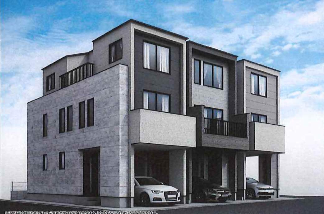 外観、メルディア 蕨市中央3丁目 新築戸建 仲介手数料無料